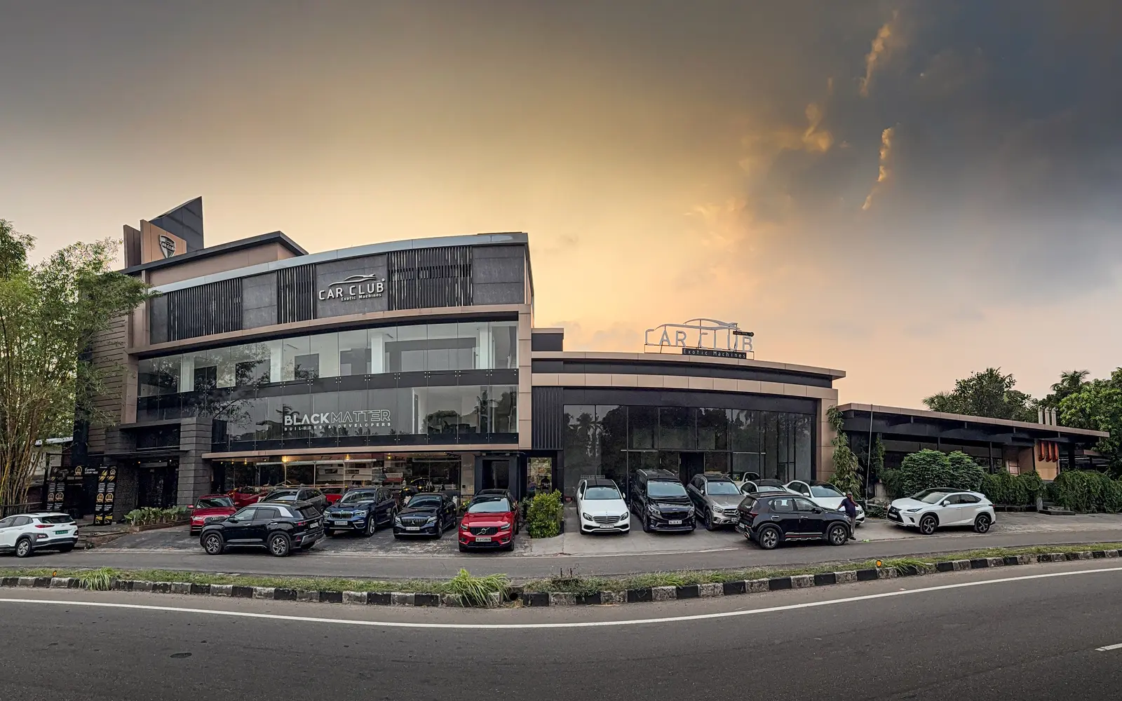 Car Club Exotic Machines showroom in Thrissur